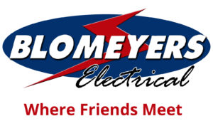 Blomeyers Logo Electrical slogan 300x177